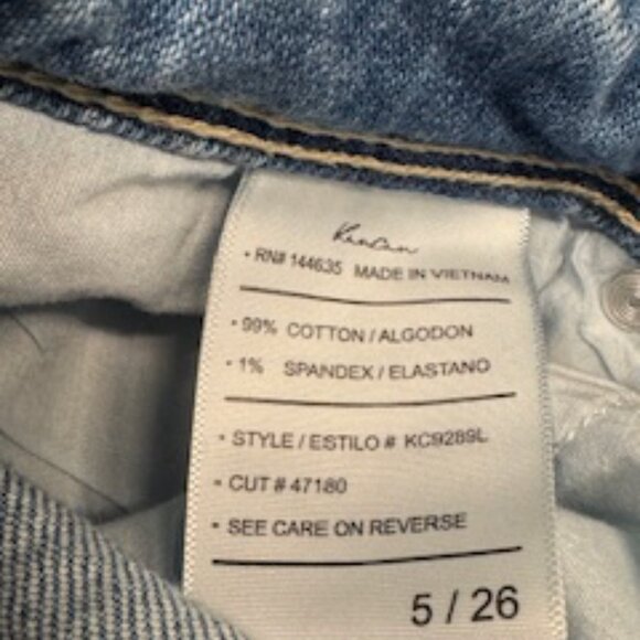 KanCan Wide Leg Flare Jeans- Light Wash- Size 5 - Picture 4 of 5